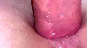 MILF anal fuck and creampie in HD close-up