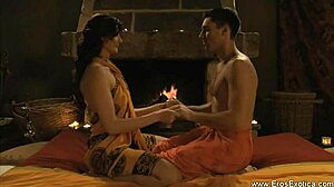 Sensuell massasje og erotisk møte med et indisk par
