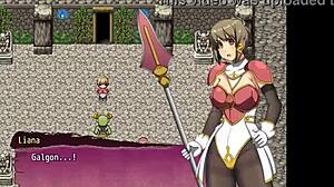 Encontro erótico da Princesa Liaras no novo jogo Hentai de RPG 