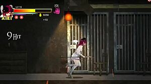 एक आकर्षक महिला एक नए हेंटाई गेम में हॉट एक्शन में संलग्न होती है, जिसमें दोषी नरक गेमप्ले होता है।